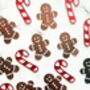 20 X Candy Cane And Gingerbread Christmas Confetti, Table Scatter, Decorations, Festive Decor, thumbnail 6 of 6
