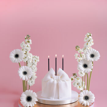 Black Gold Tip Cake Candles X 12, 2 of 2