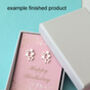 Sterling Silver Geometric Honeycomb Earrings, thumbnail 8 of 8