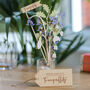Personalised Letterbox Gift, Wooden Flower Bouquet, thumbnail 7 of 8