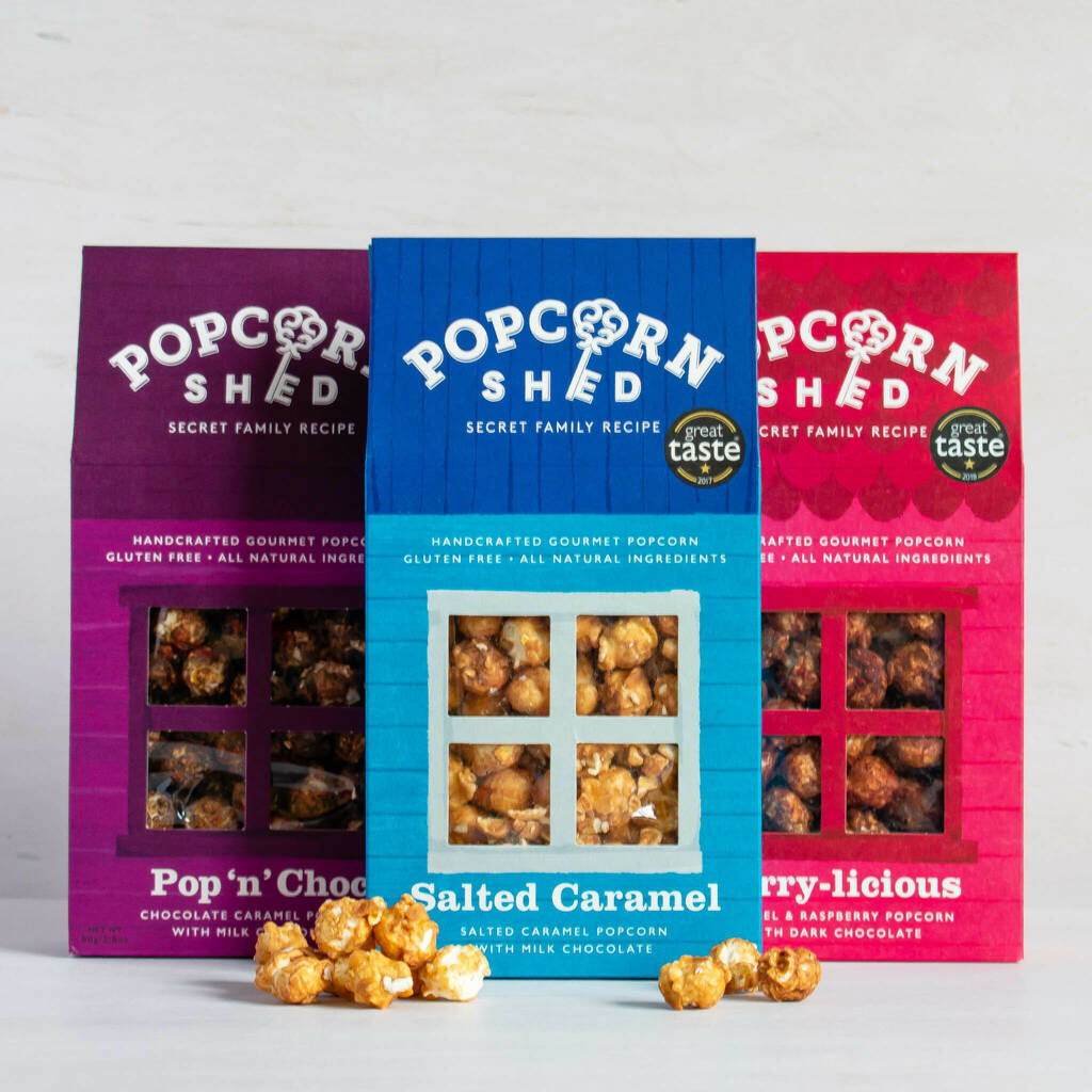 Gourmet Popcorn Chocolate Variety Pack By Popcorn Shed