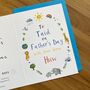 Personalised To Grandad On Fathers Day Card, thumbnail 3 of 4
