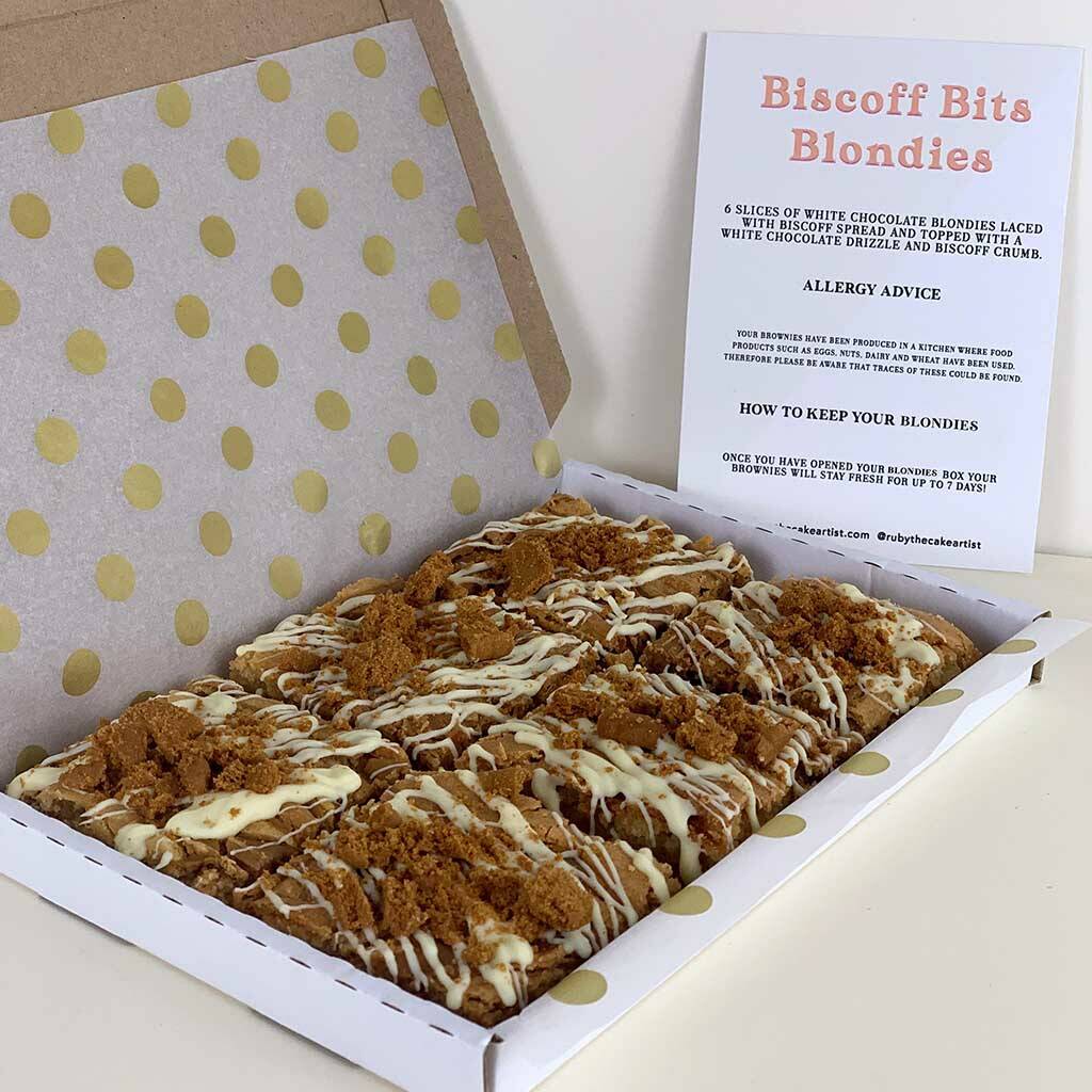 Biscoff Bits Letterbox Blondies, 1 of 2