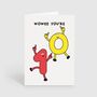 Cute 10th Birthday Card Wowee You're Age 10 Card, thumbnail 2 of 2