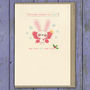 Personalised Christmas Card For Girls, thumbnail 1 of 6