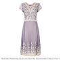 Bespoke Lace Bridesmaid Dresses In Periwinkle Blue, thumbnail 3 of 6