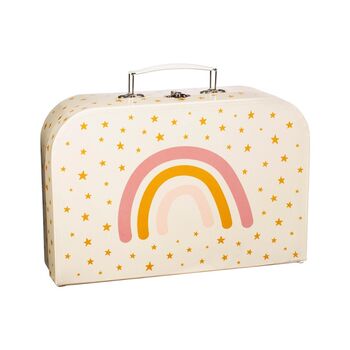 Children's Tea Party Set In Suitcase Rainbow Design, 2 of 3
