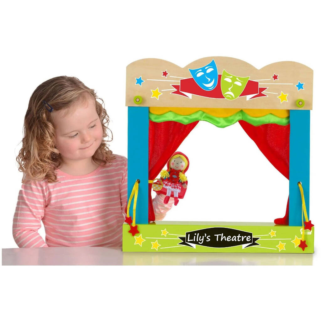 Personalised Finger Puppet Theatre And Puppets, 1 of 12