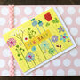 Mini Floral New Baby Card, thumbnail 1 of 4