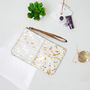 Cream And Gold Pony Hair Bridal Clutch Bag, thumbnail 1 of 5