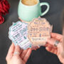 Personalised 'Rate A Date' Couples Coasters, thumbnail 2 of 5