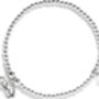 Personalised Sterling Silver Hamster 3D Charm Bracelet, thumbnail 1 of 5