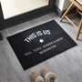 Personalised 'This Is Us' Doormat, thumbnail 1 of 4
