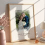 Personalised Wedding Portrait Print Gift, thumbnail 3 of 6
