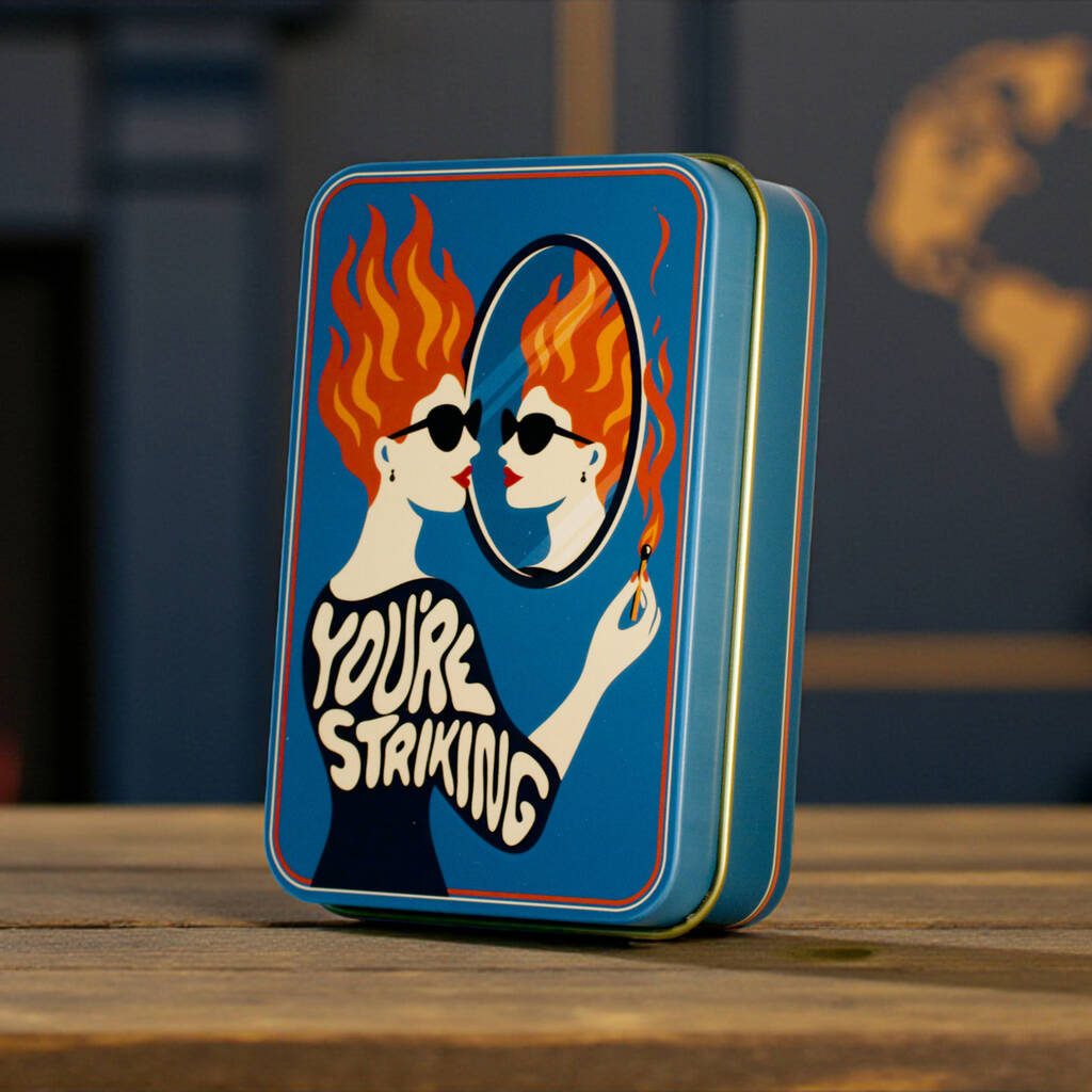 Match Tin Storage Box Candle Home Accessory Matches | You're Striking, 1 of 5