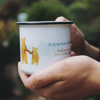 Father And Child 'Adventure Awaits' Personalised Mug, 4 of 5