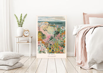 St Ives Cornwall Seaside Landscape Art Print, 3 of 4