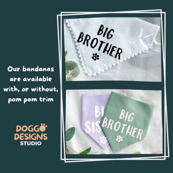 Big Brother Dog Bandana, 3 of 7