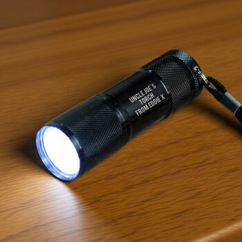 Personalised Free Text Mini Torch, 4 of 5