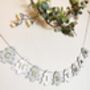 Personalised Wooden Christmas Bunting Charming Seasonal Garland For Home Decor, thumbnail 11 of 12