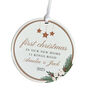 First Christmas In Our New Home Ceramic Ornament, thumbnail 2 of 7
