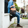 Canvas And Leather Mens Messenger Bag, thumbnail 11 of 11