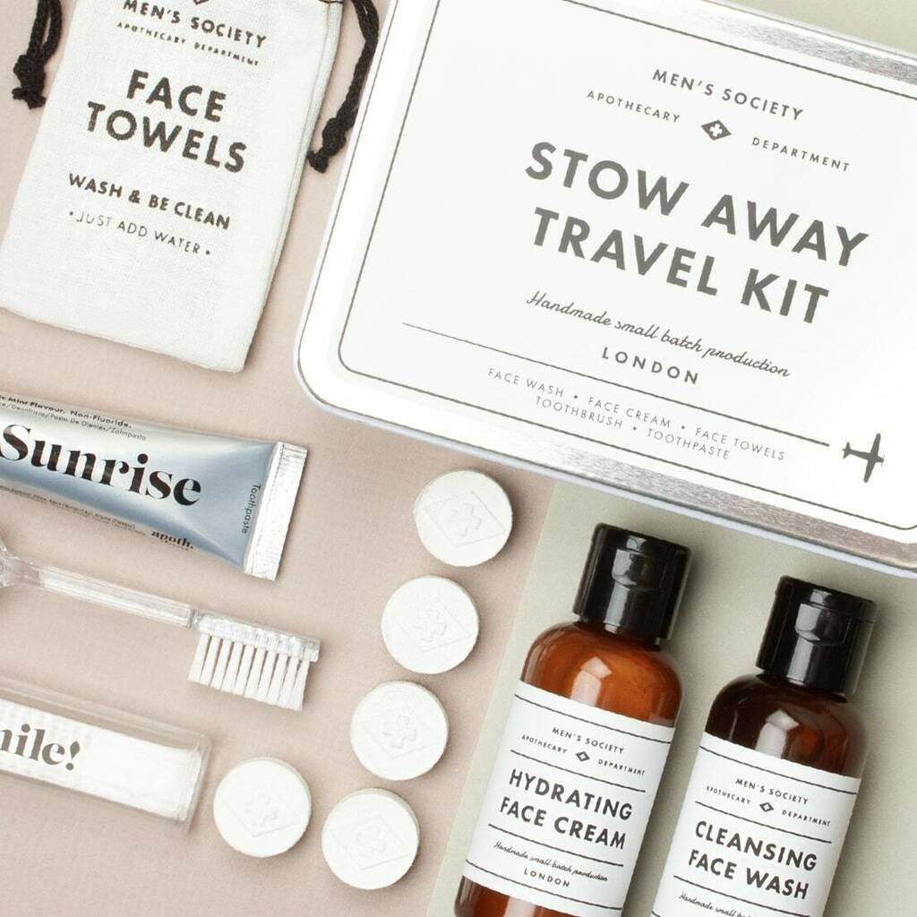Stow Away Travel Gift Set By Men's Society