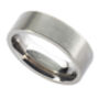 Personalised Titanium Flat Wedding Ring Free Ring Sizer, thumbnail 1 of 5