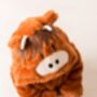 Neutral Highland Cow Hoodie, thumbnail 2 of 4