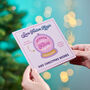 Personalised Pop Out Magical Decoration Christmas Card, thumbnail 1 of 3