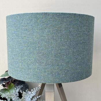 William Morris Strawberry Thief Blue Tweed Lampshade, 4 of 9