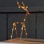 Gold Wire Reindeer Light, thumbnail 2 of 2