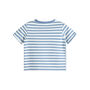 Luca Soft Blue Short Sleeve Stripe T Shirt, thumbnail 2 of 4