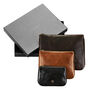 Personalised Leather Pouch Trio Gift Set 'Siena Group', thumbnail 6 of 8