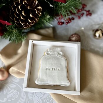 Personalised Letterbox Christmas Vanilla Cookie, 8 of 12
