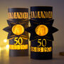 Personalised Birthday Photo Lantern Gift 50th, thumbnail 4 of 11