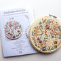 Spring Bloom Floral Hand Embroidery Kit, thumbnail 2 of 6
