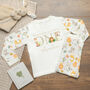 Personalised Kids Wake Up Birthday Jungle Rainbow Pyjamas, thumbnail 2 of 2