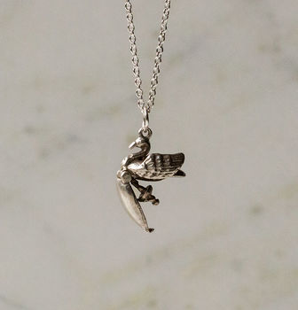Swan And Ballerina Charm Necklace, 5 of 8