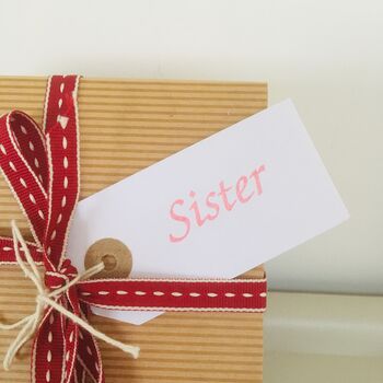 Personalised Family Gift Tag ~ Sister, Niece, Grandma…, 5 of 7