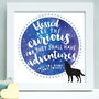 Personalised Fathers Day Adventure Framed Print, thumbnail 1 of 7