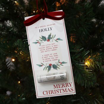 Christmas Cash Gift Money Holder Personalised Christmas Gift For Daughter Niece Granddaughter, 5 of 8