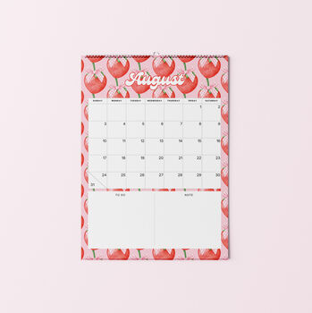 Strawberry Academic Calendar 2025, 4 of 4