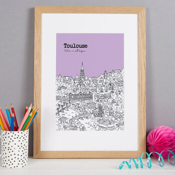 Personalised Toulouse Print, 5 of 10