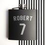 Personalised Football Shirt Hip Flask, thumbnail 4 of 10