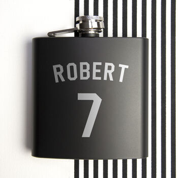 Personalised Football Shirt Hip Flask, 4 of 10