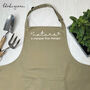 Gardening Apron 'Nature Is Cheaper Than Therapy', thumbnail 3 of 4