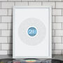 Personalised 21st Birthday 'Year 2003' Record Print, thumbnail 1 of 3