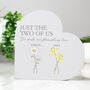 Personalised Family Birth Flowers Heart Ornament, thumbnail 5 of 8