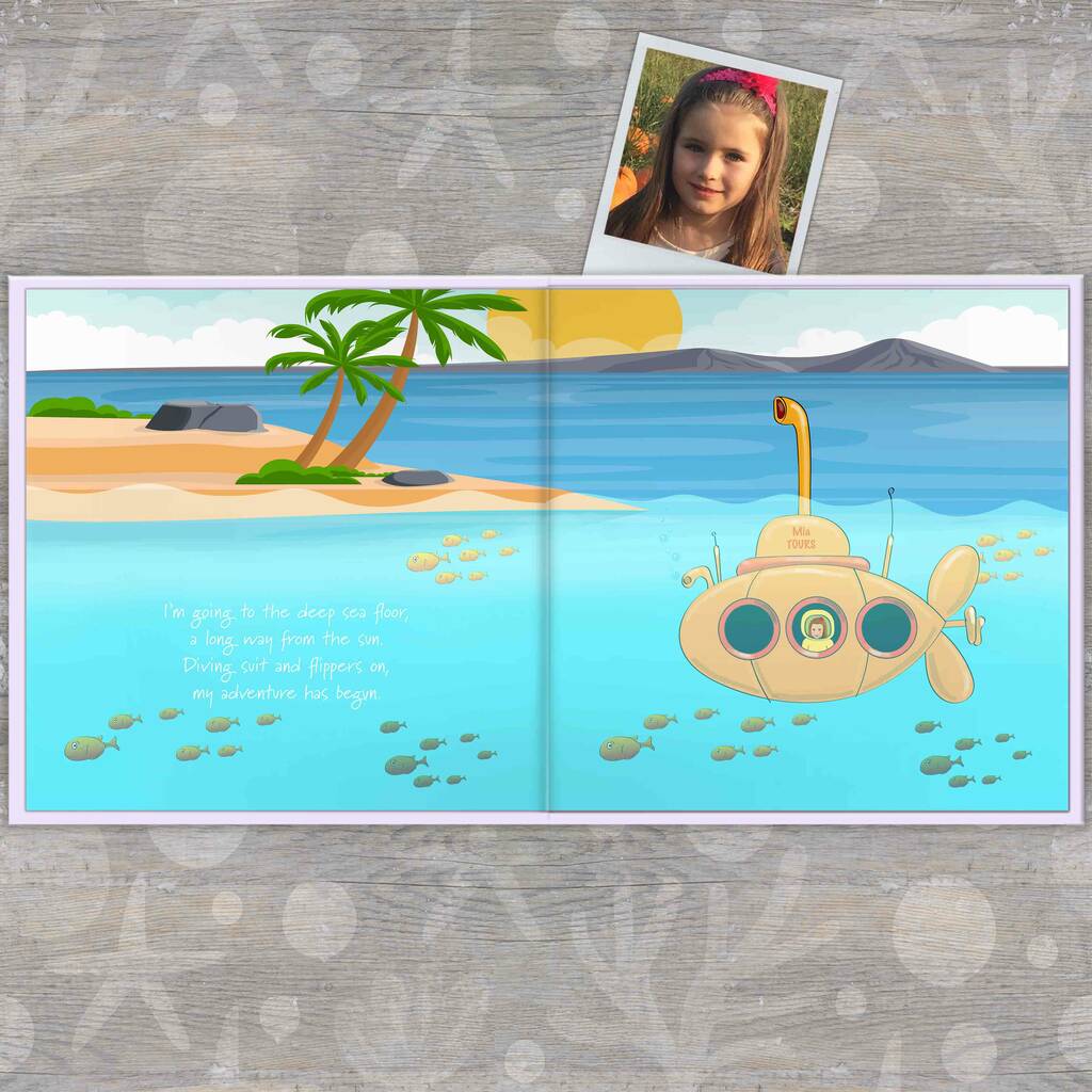 Personalised Sea Adventure Story Book By Swanky Giftbook ...